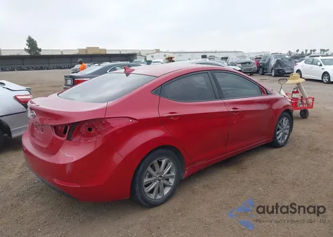 2016 Hyundai Elantra Se from USA, damaged, VIN KMHDH4AE0GU489431